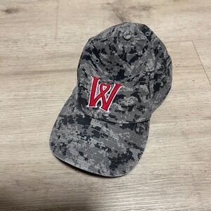 Worcester Red Sox Woosox 47 Brand OHT‎ Digital Camo Hat Black White MILB